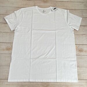 Men's NWT  Isle Bay linens White 100% Cotton T-shirt Size 3XL